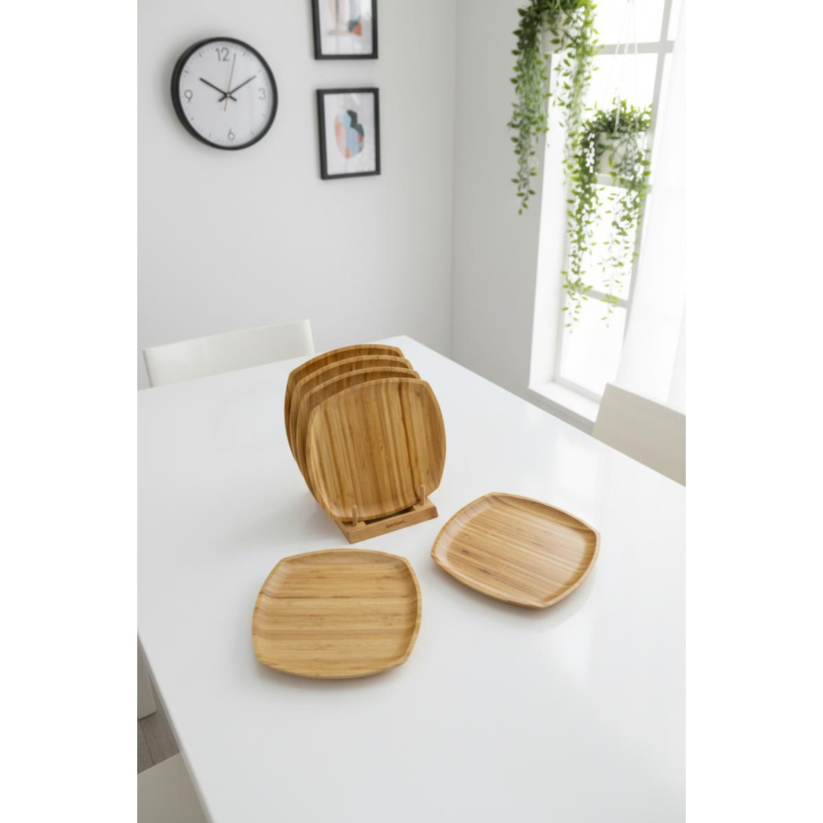 Bambum Penne 6'lı Servis Seti Kare 25 Cm