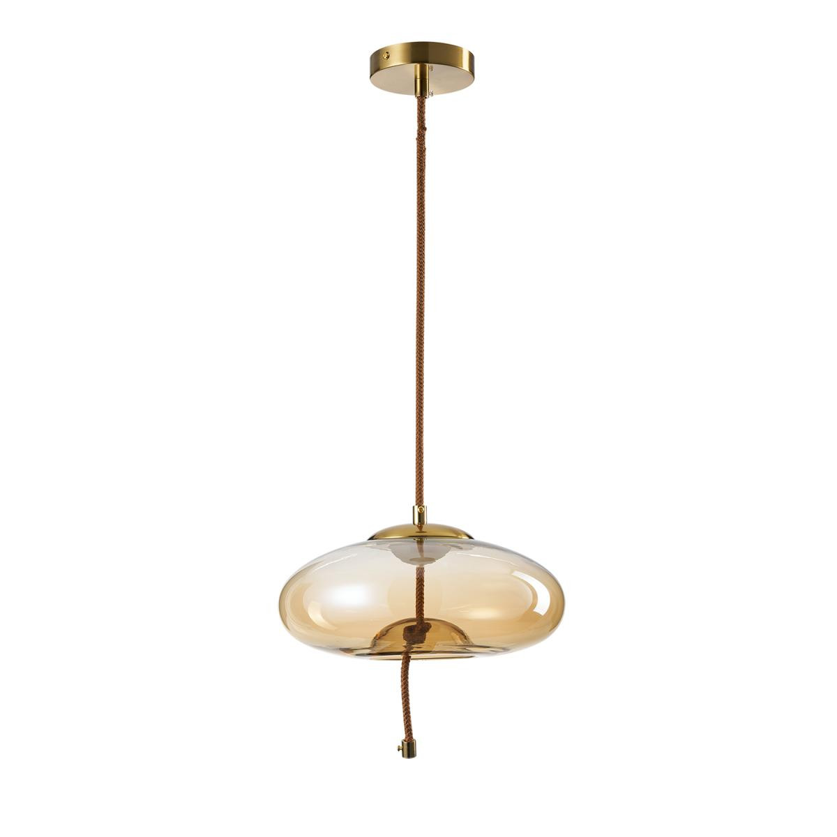 Apliqa Niora Tekli 5 Watt 3000k Eskitme Bal Camlı Led Sarkıt Avize