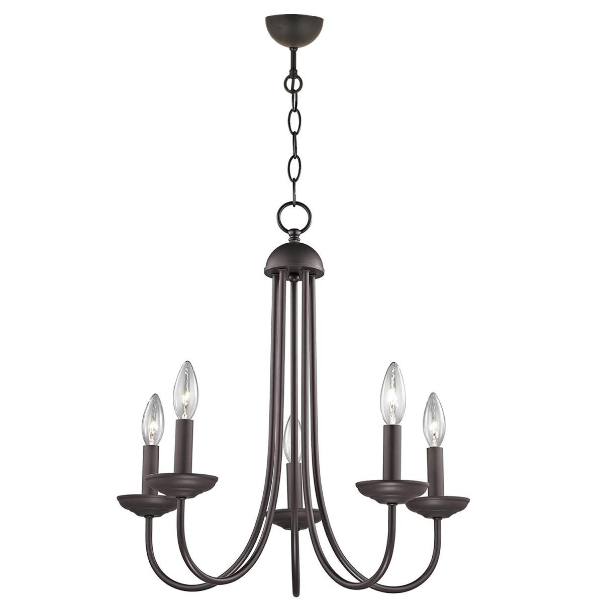 Apliqa Ferd 5 Li Siyah Modern Genç Odası Mutfak Retro Salon Avize