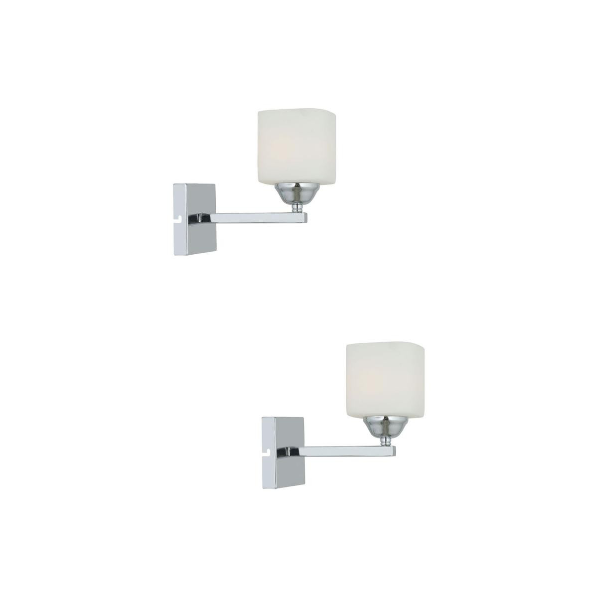 Apliqa Minel Krom Kaplama 2'li Aplik Seti Yatak Odası-yatak Başı,cafe,restoran Için Duvar Lambası