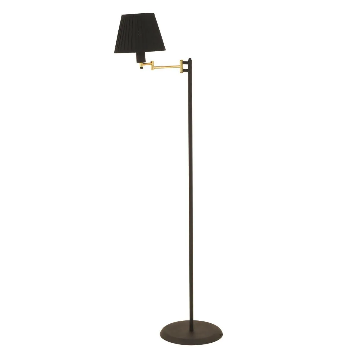 Apliqa Hestia Siyah Eskitme Modern Dekoratif Köşe Lambader