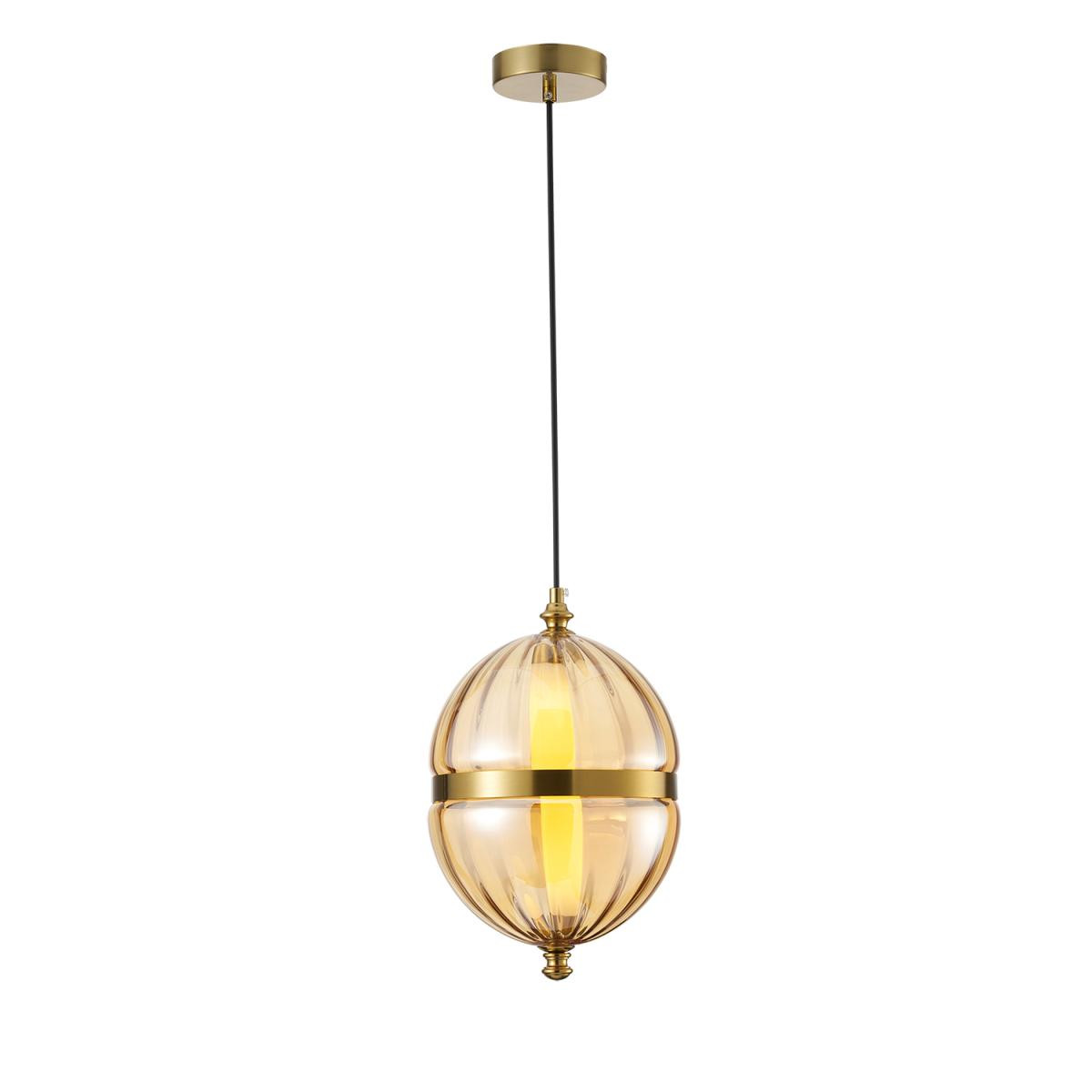 Apliqa Dolly 6 Watt 3000k Ledli Bal Camlı Tekli Sarkıt Led Avize