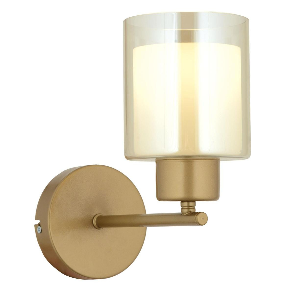 Apliqa Lima Eskitme Bal Çift Cam Duvar Lambası Yatak Odası-yatak Başı-banyo İçin Modern Aplik