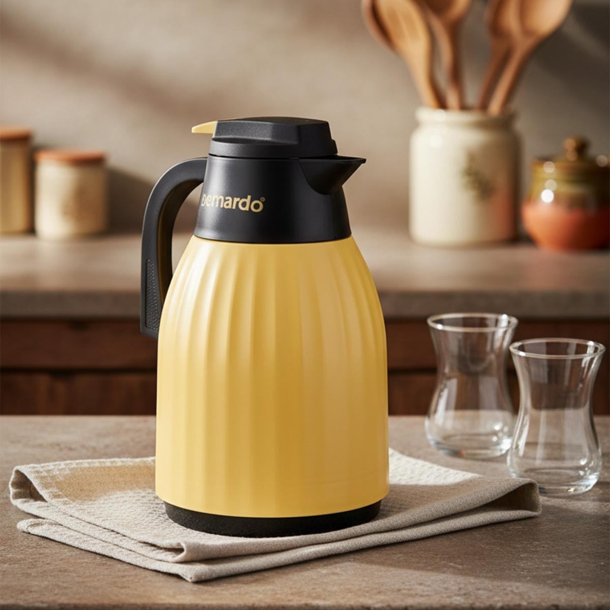 Bernardo Elantra Cam Termos Hardal 1 Litre