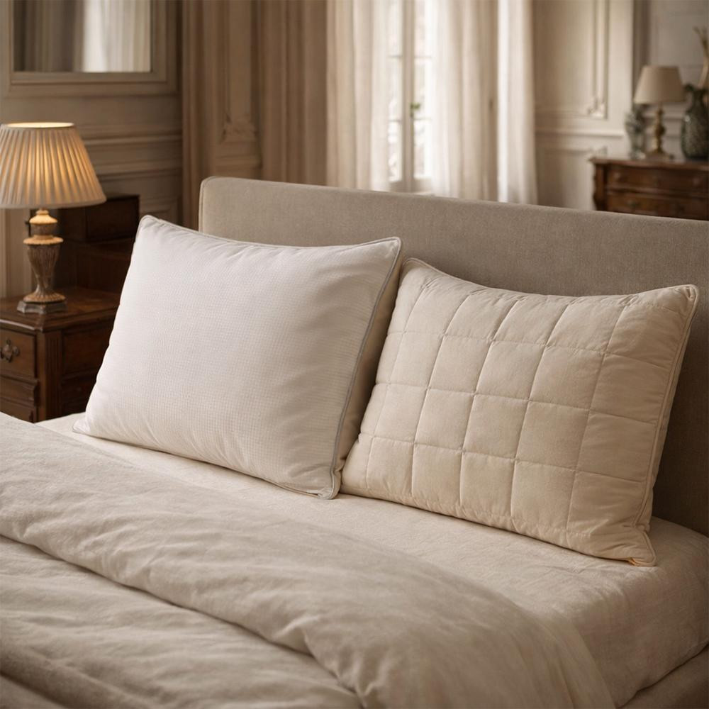 Penelope Çift Konfor Doğal & Serin Mix Yastık Seti