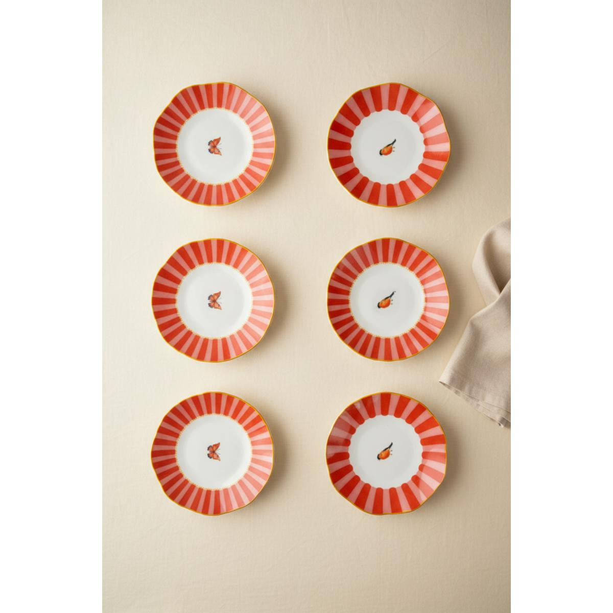 Bernardo Glamour 6 Parça Pasta Takımı