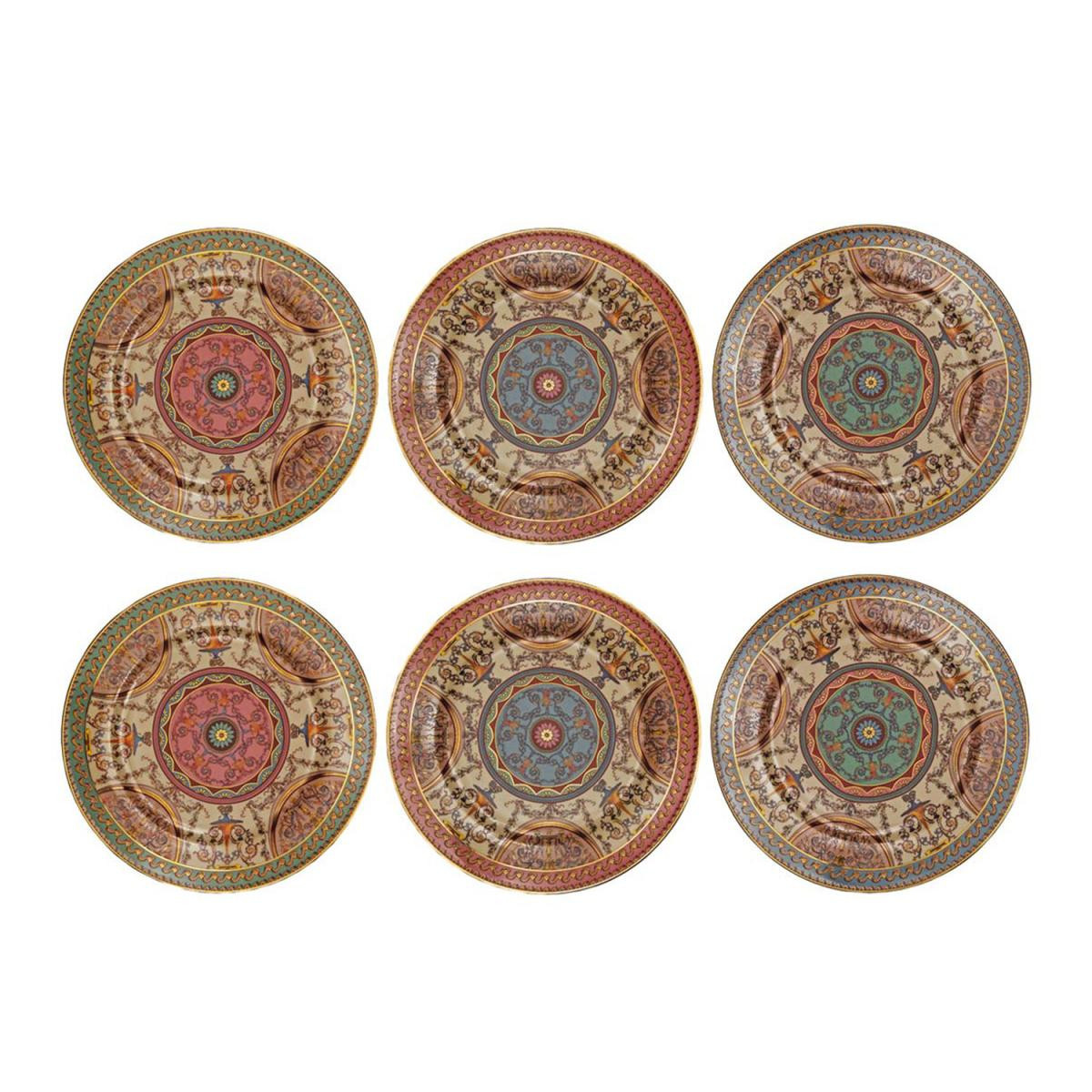 Lucky Art Rosea Bone 20 Cm 6li Tabak Seti