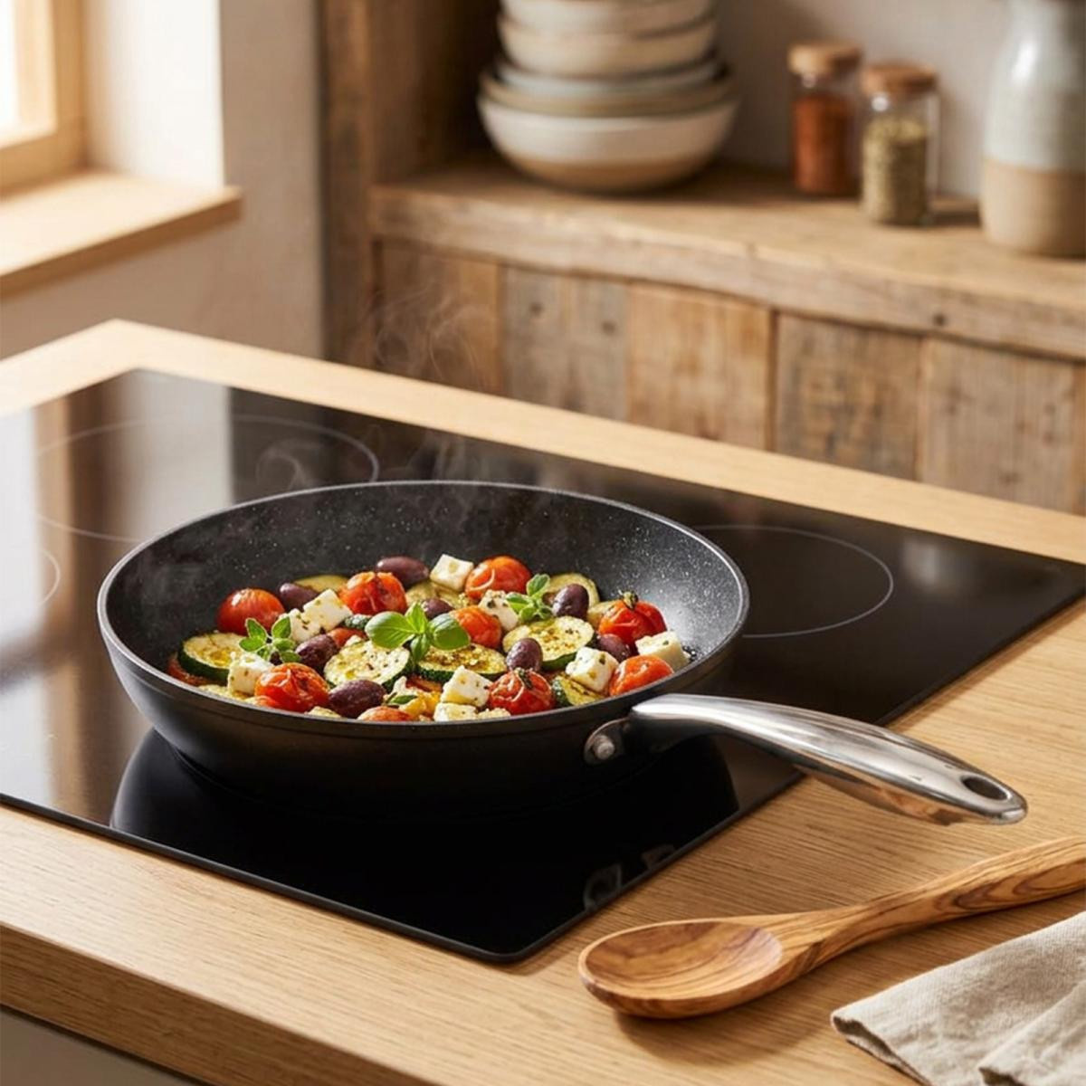 Bernardo Chef Line Granit Tava Siyah 26cm