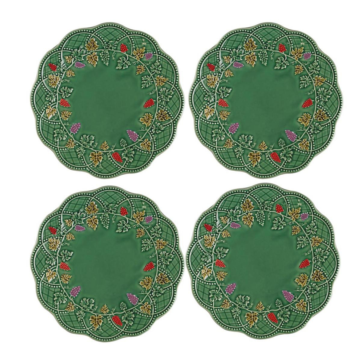 Lucky Art Vinea 4’lü Seramik Servis Tabağı Seti 27 Cm