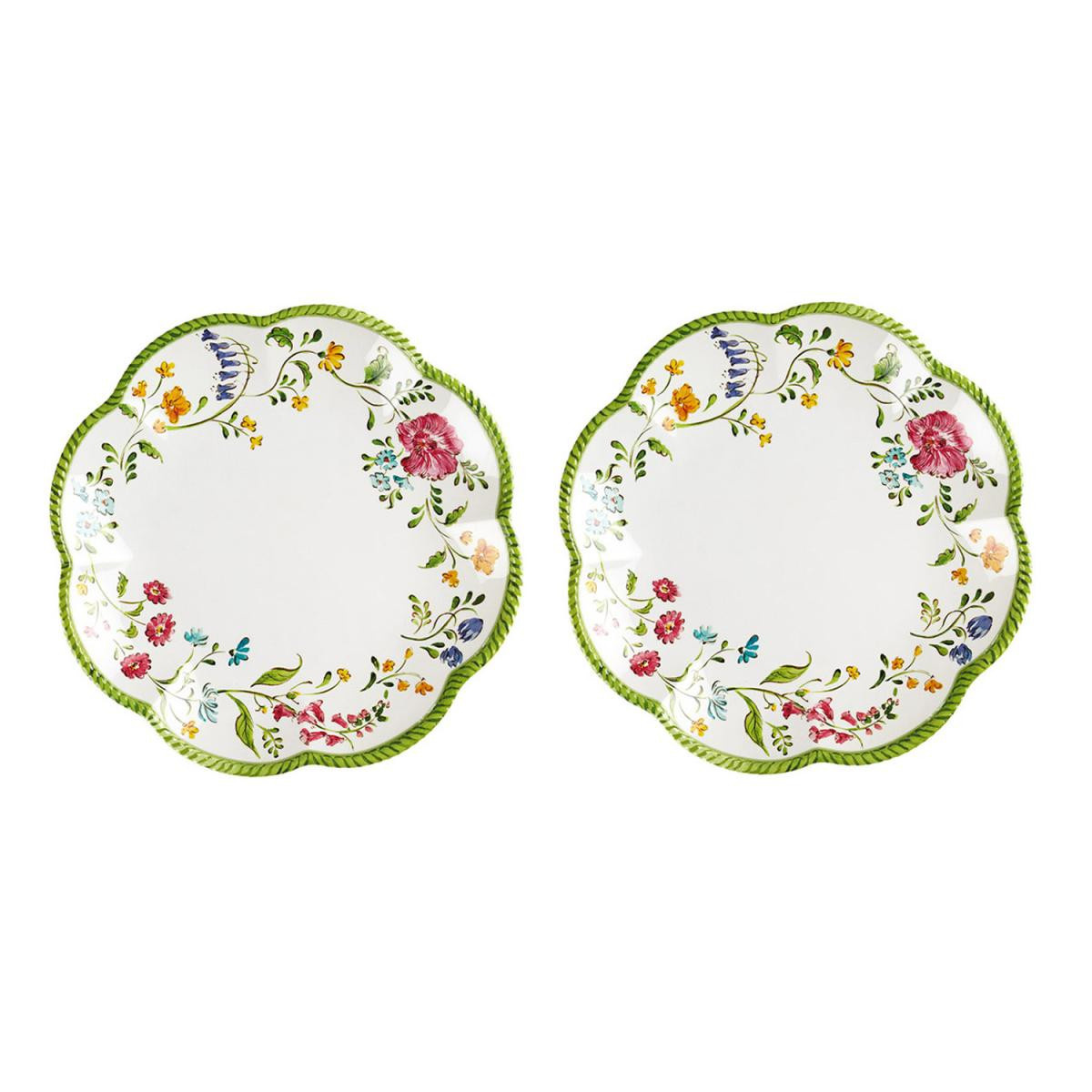 Lucky Art Laurus Melamin 28cm 2li Tabak Seti