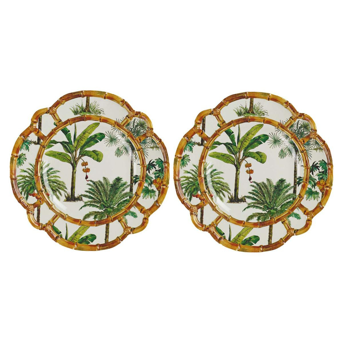 Lucky Art Palma Melamin 28 Cm 2’li Servis Tabağı