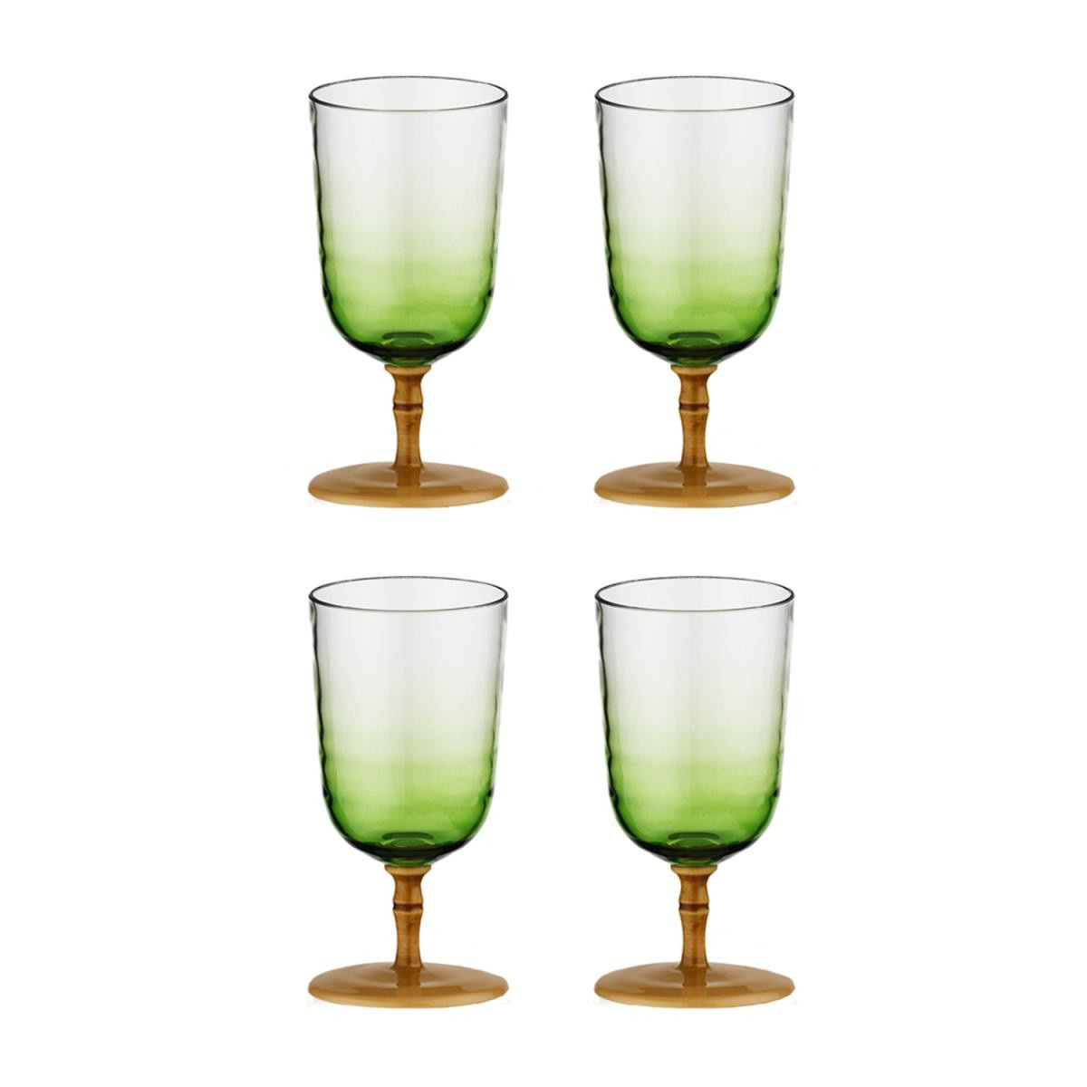 Lucky Art Palma Akrilik 4’lü Kadeh Seti 470 Ml