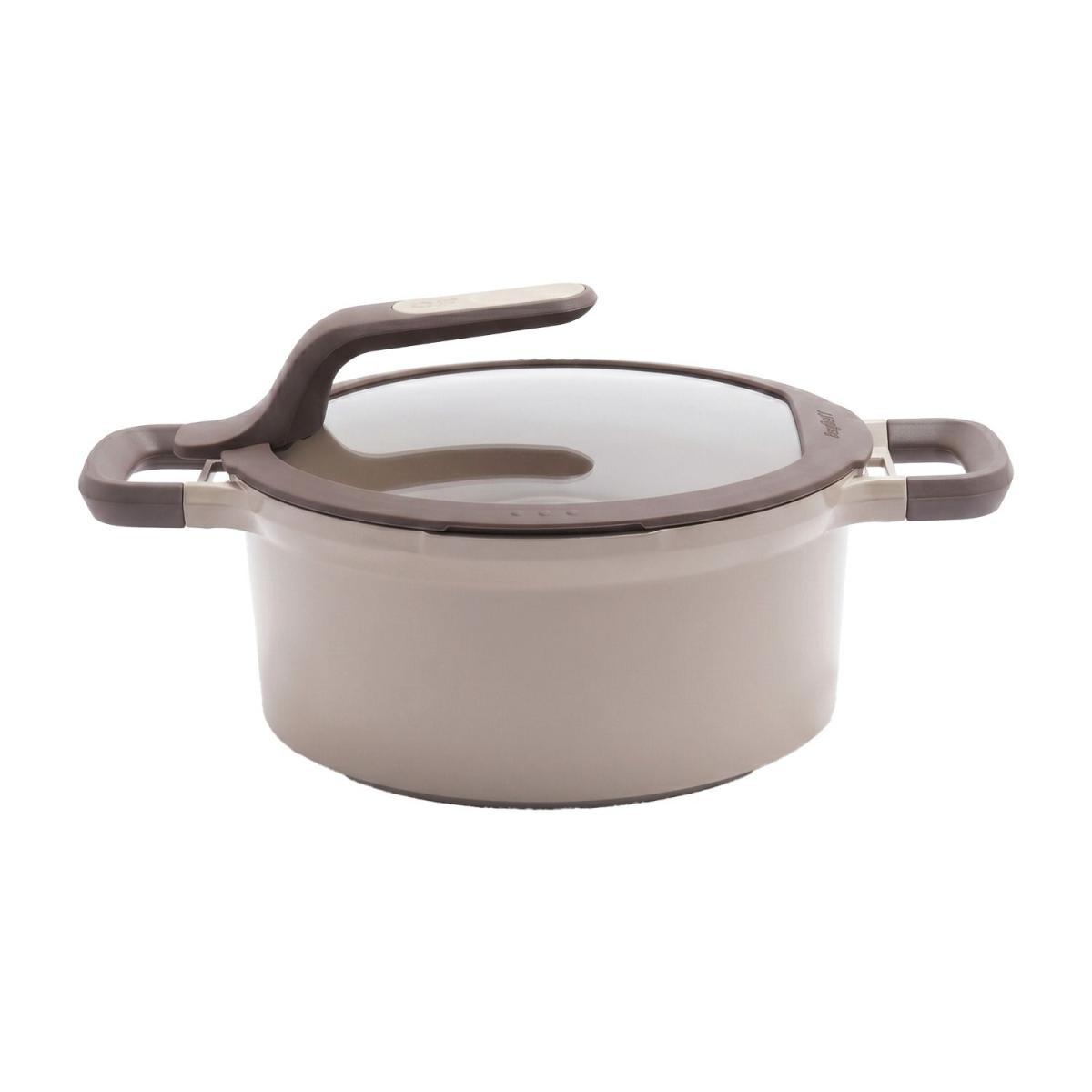 Berghoff Gem Stay Cool Derin Tencere Mink 24 Cm