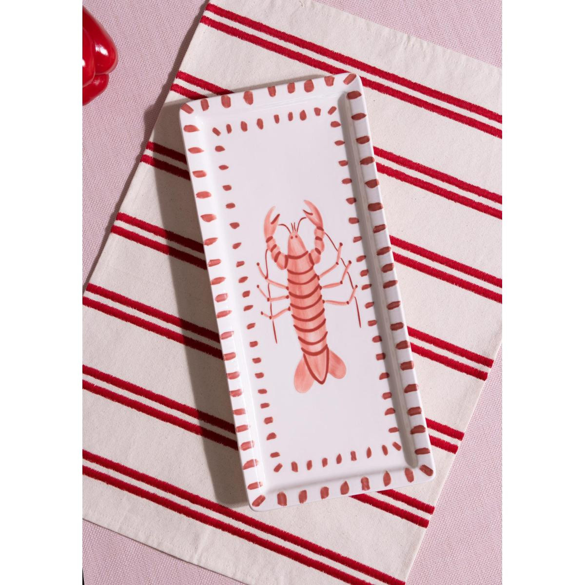 The Mia Italian Summer Dikdörtgen Servis Tabağı 35x16 Cm