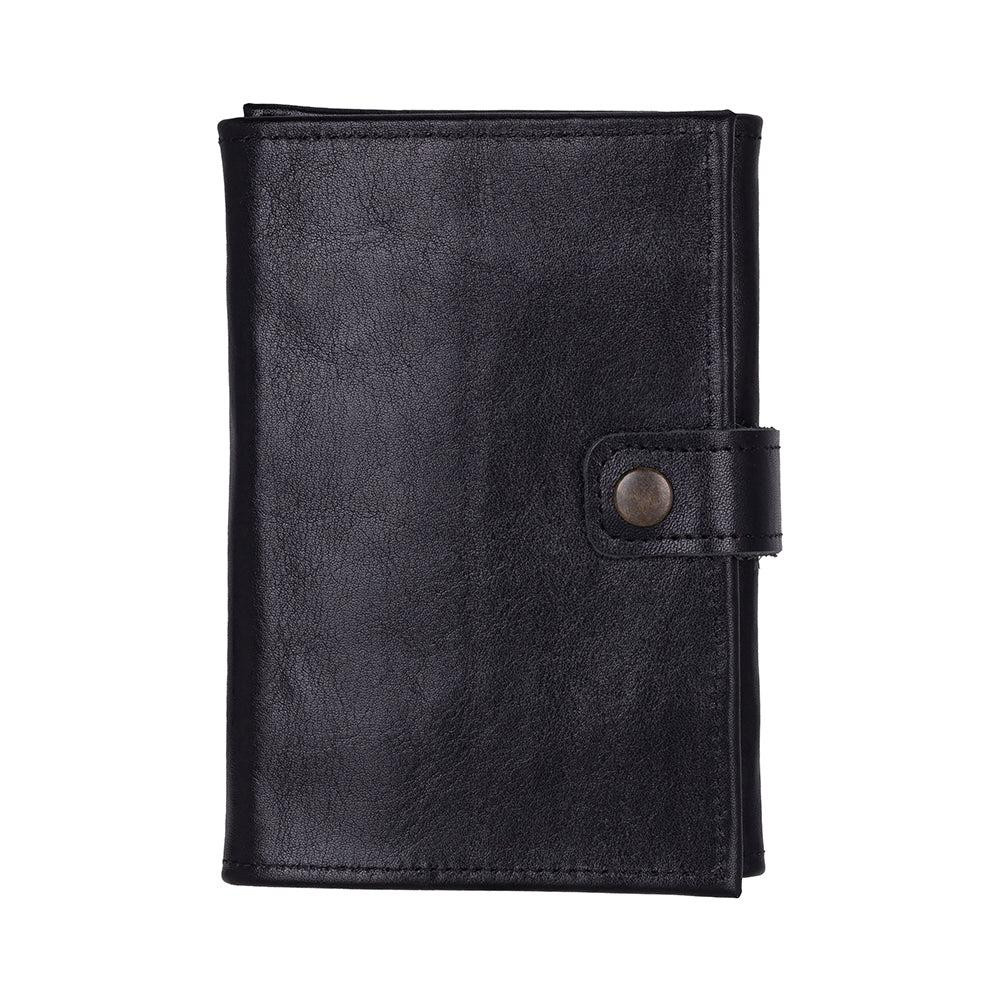 Bloominbag Bloomband Noir Black Akıllı Saat Çantası - Triple Deri Saat Kordonu Organizer