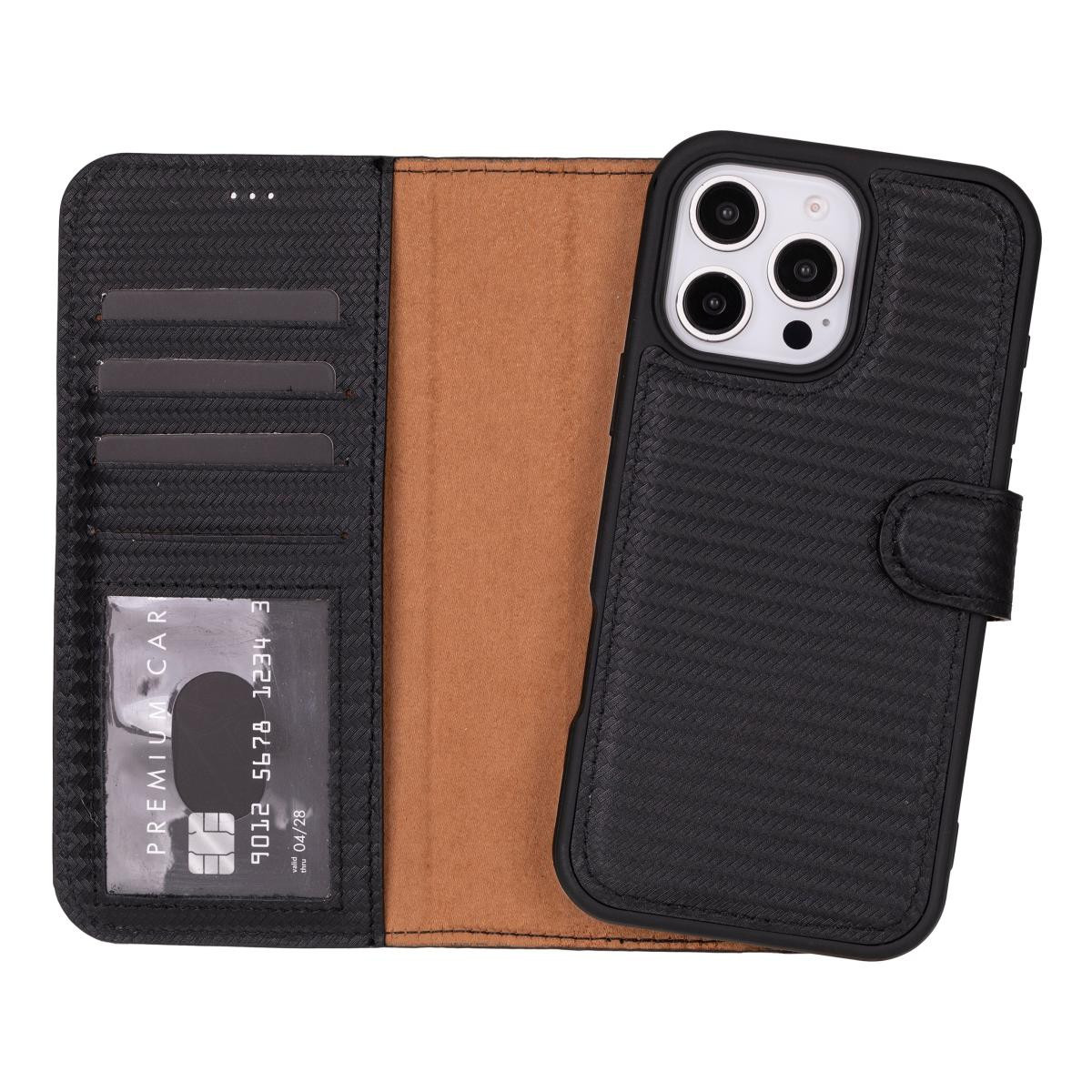 Bloominbag Aurel Magna Graphene Black Deri Iphone 16 Pro (6.3
