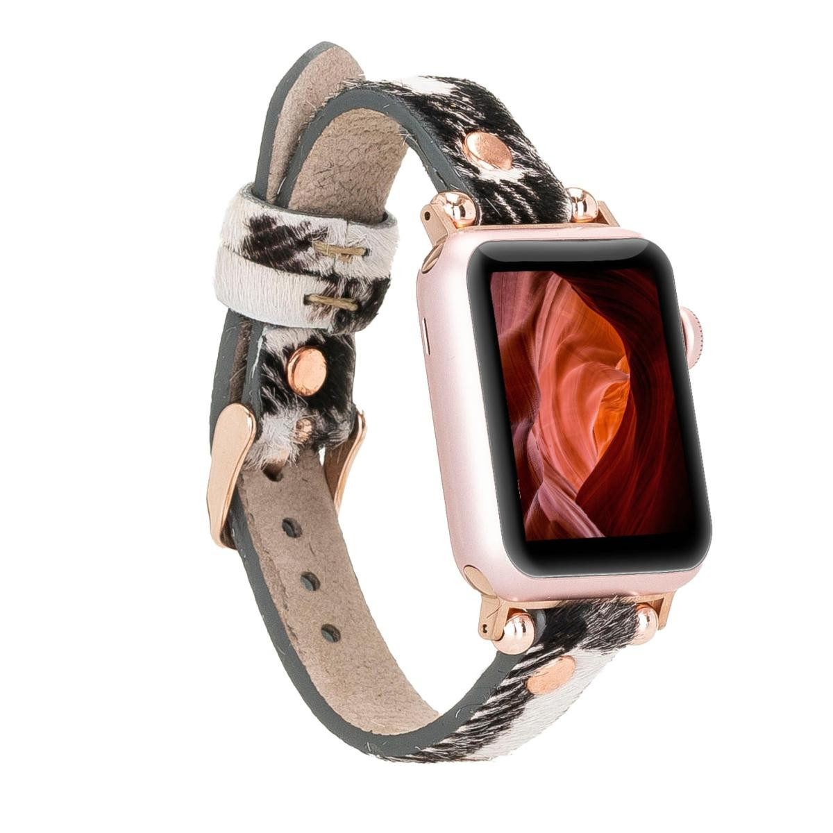 Bloominbag Bloomband Signature Wild Zebra Leather Apple Watch Band - 44/45/46/49mm