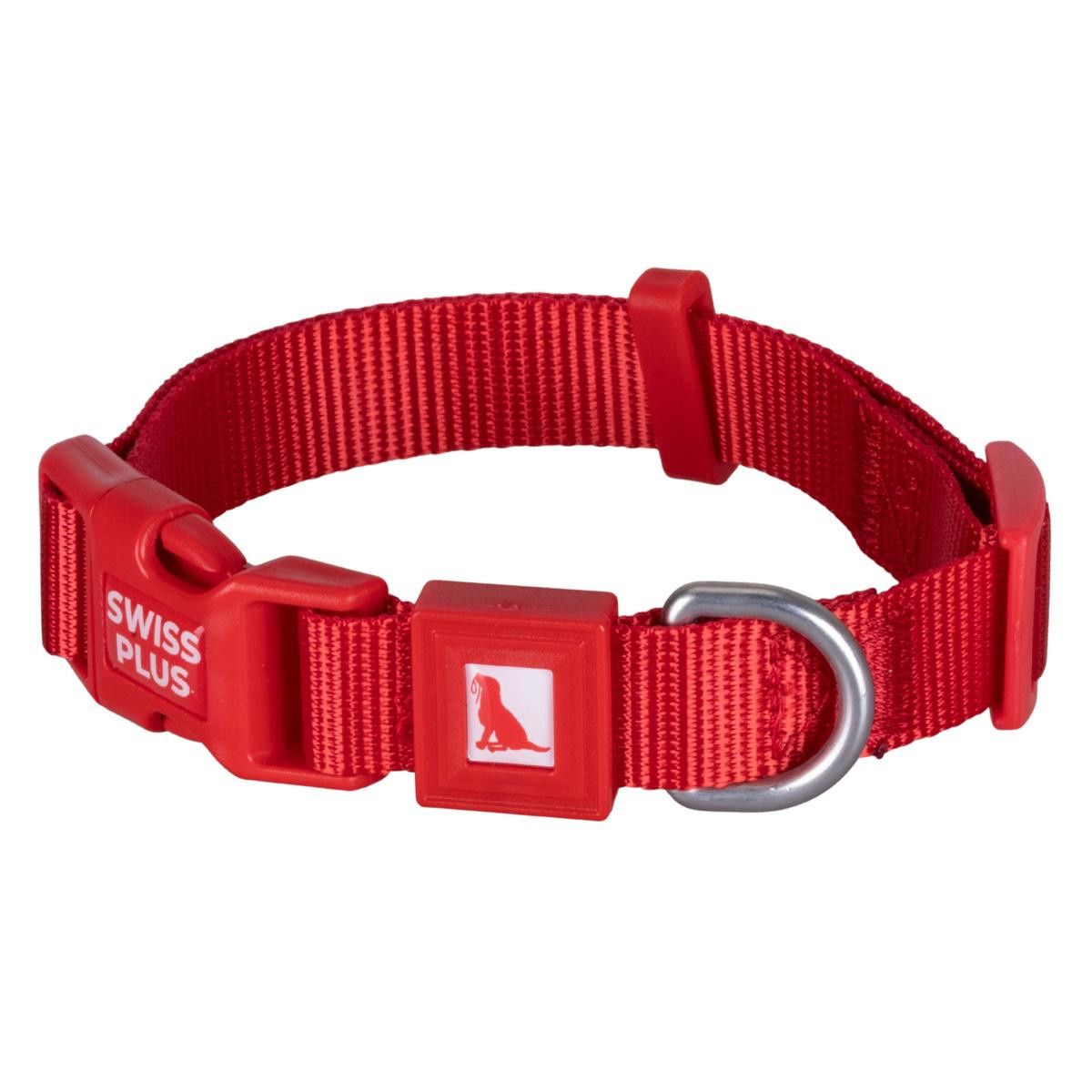 Bloominbag Swissplus Urban Paws Köpek Tasması – Crimson Red | Ayarlanabilir, Dayanıklı, Hafif-25mm