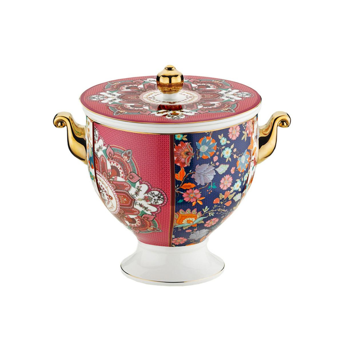 Lucky Art Etro Bone Kulplu Kavanoz 17 Cm