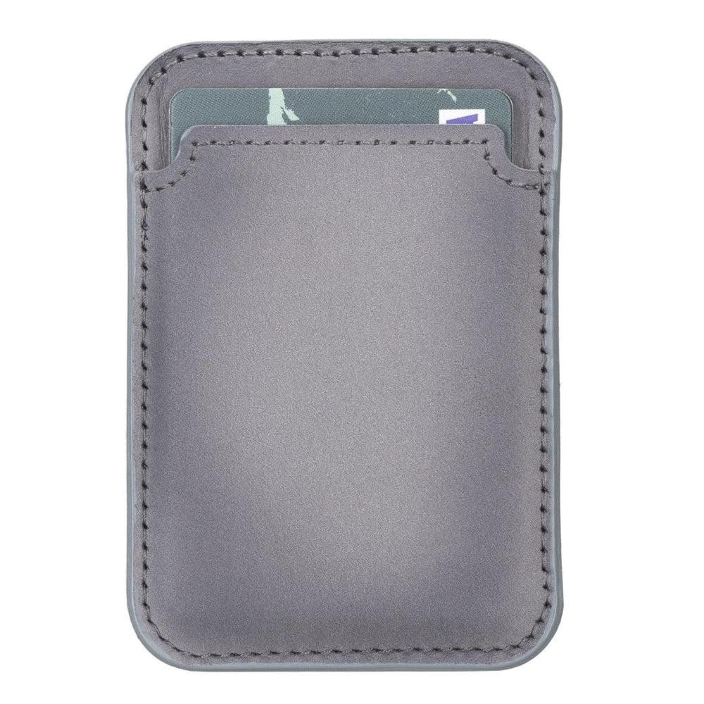 Bloominbag Snapé Stone Gray Mıknatıslı Deri Telefon Kartlık