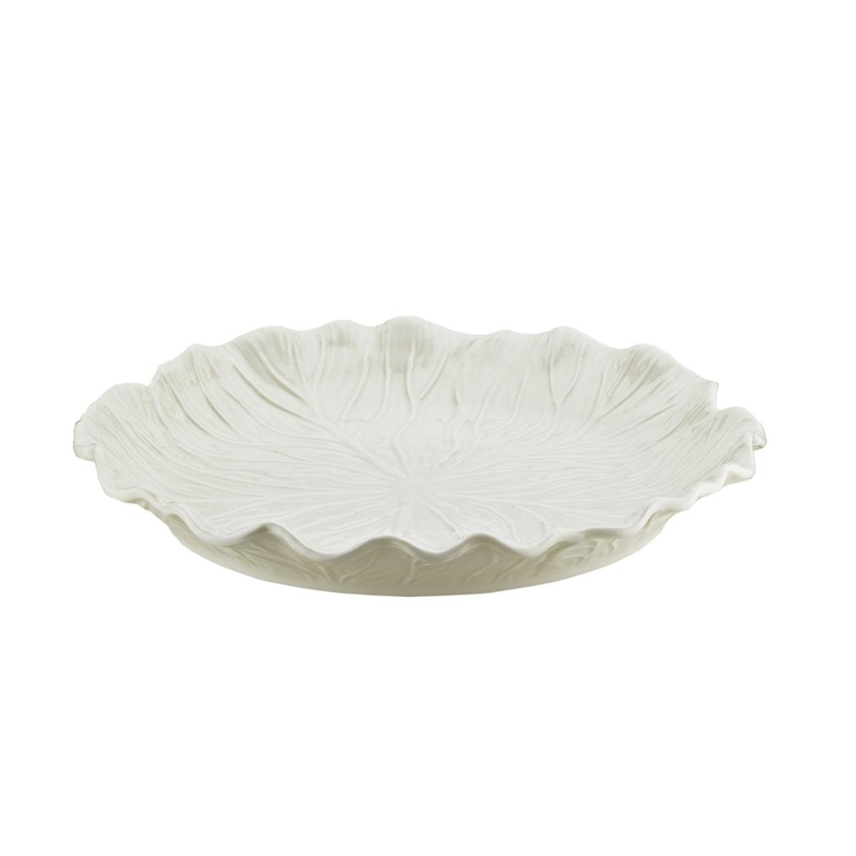 Lucky Art Lefora Porselen Yaprak Formlu 29 Cm Servis Tabağı
