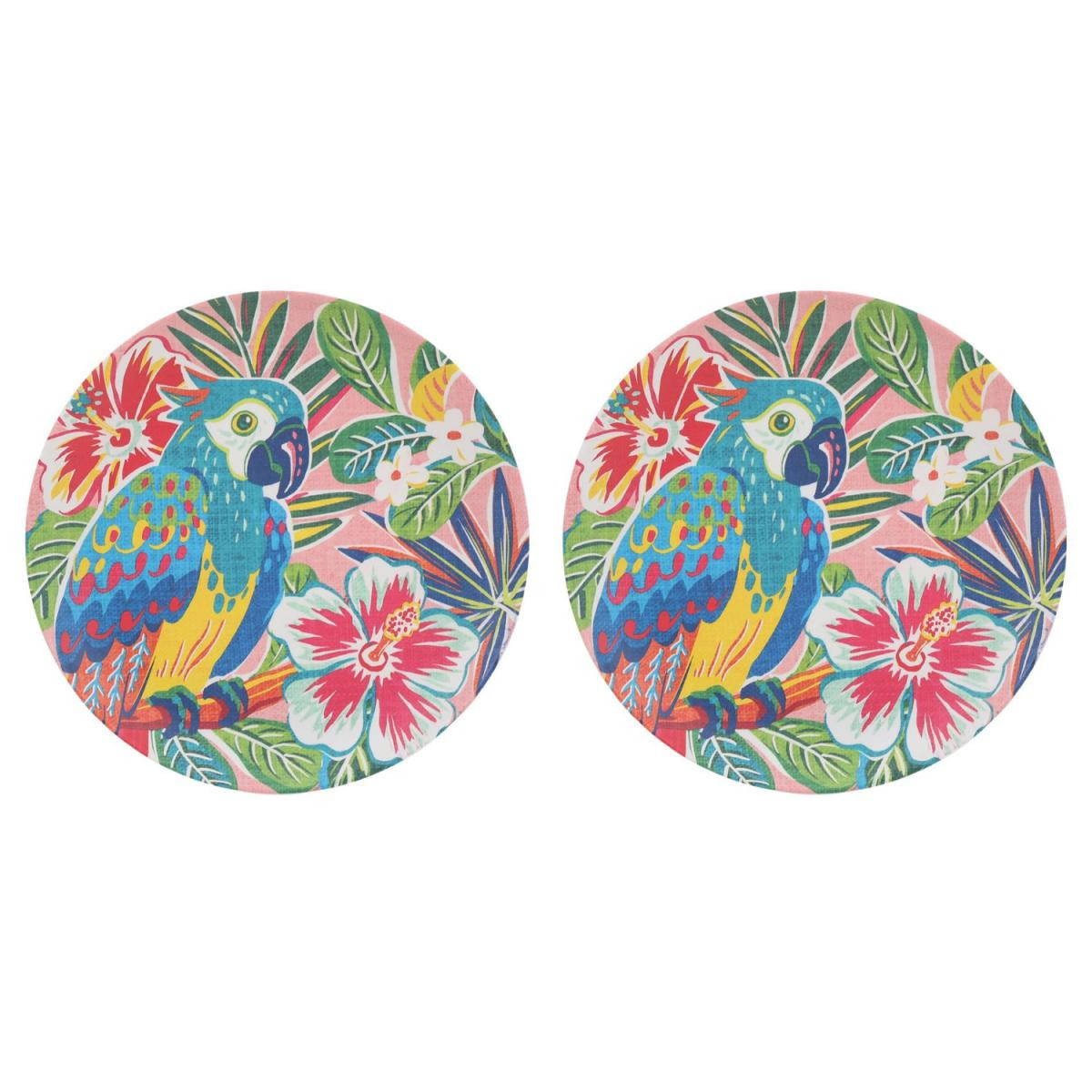 Lucky Art Tropea Melamin Tabak Seti 19cm (2'li)