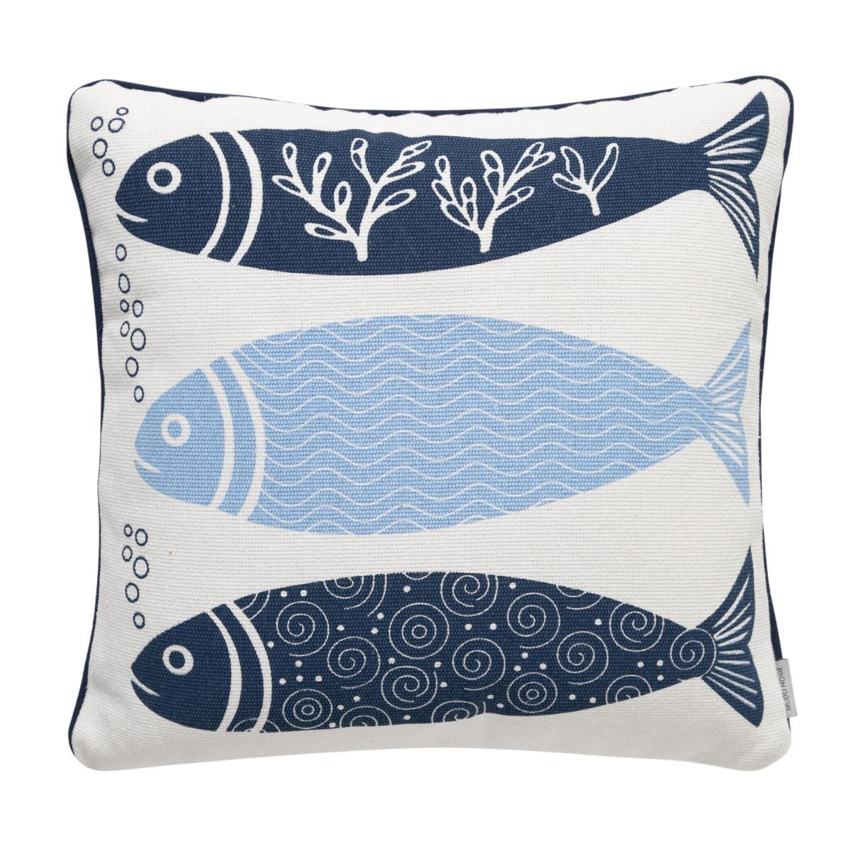Mudo Home Mari̇n Ocean Kirlent Laci̇vert 45x45 Cm
