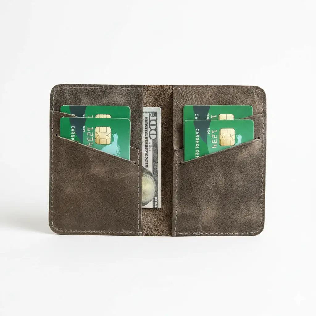 Bloominbag Heritage Core Stone Gray Deri Erkek Cüzdanı