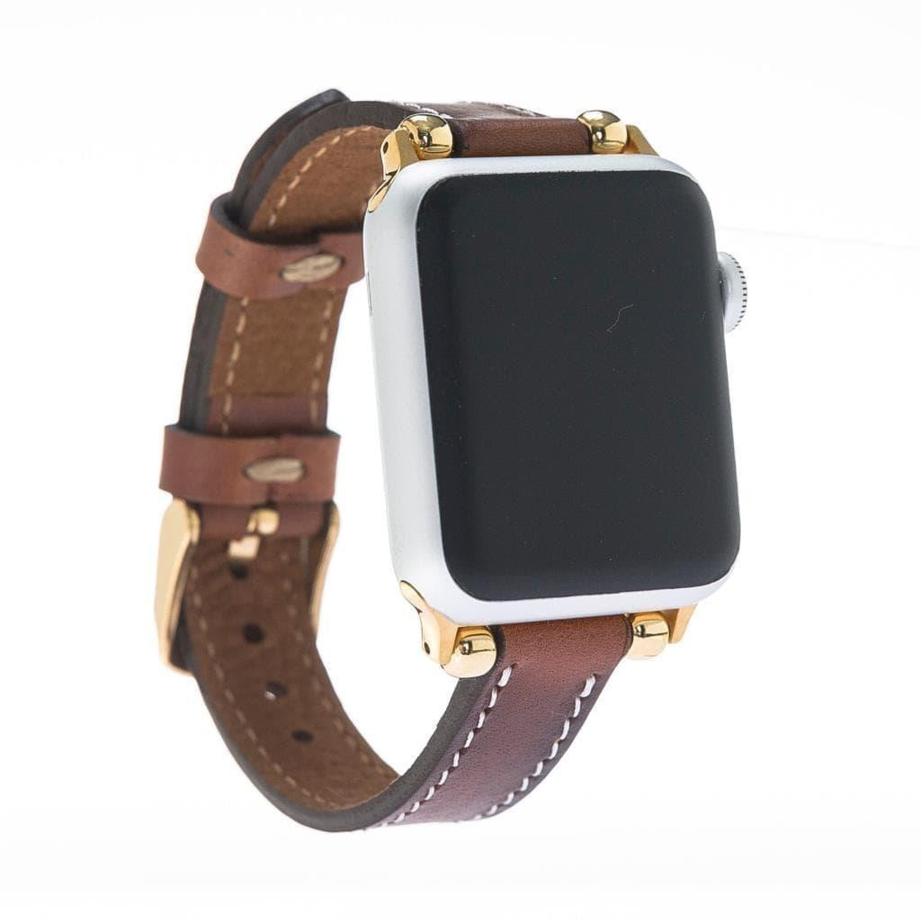 Bloominbag Avilla Desert Tan Deri Apple Watch Band (44/45/46/49mm)