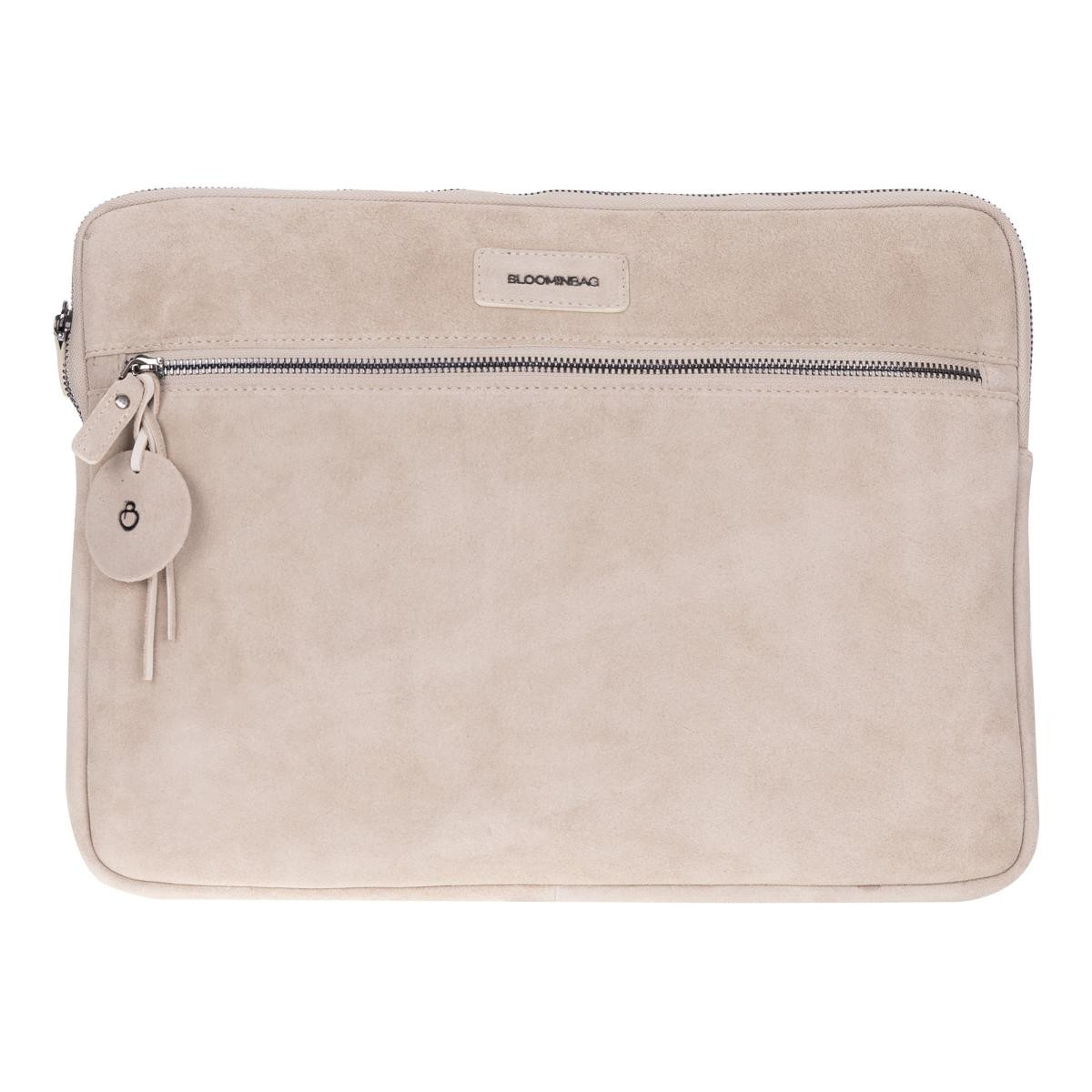 Bloominbag Sand Still Hakiki Süet Deri 13-14 Inç Macbook/laptop Kılıfı