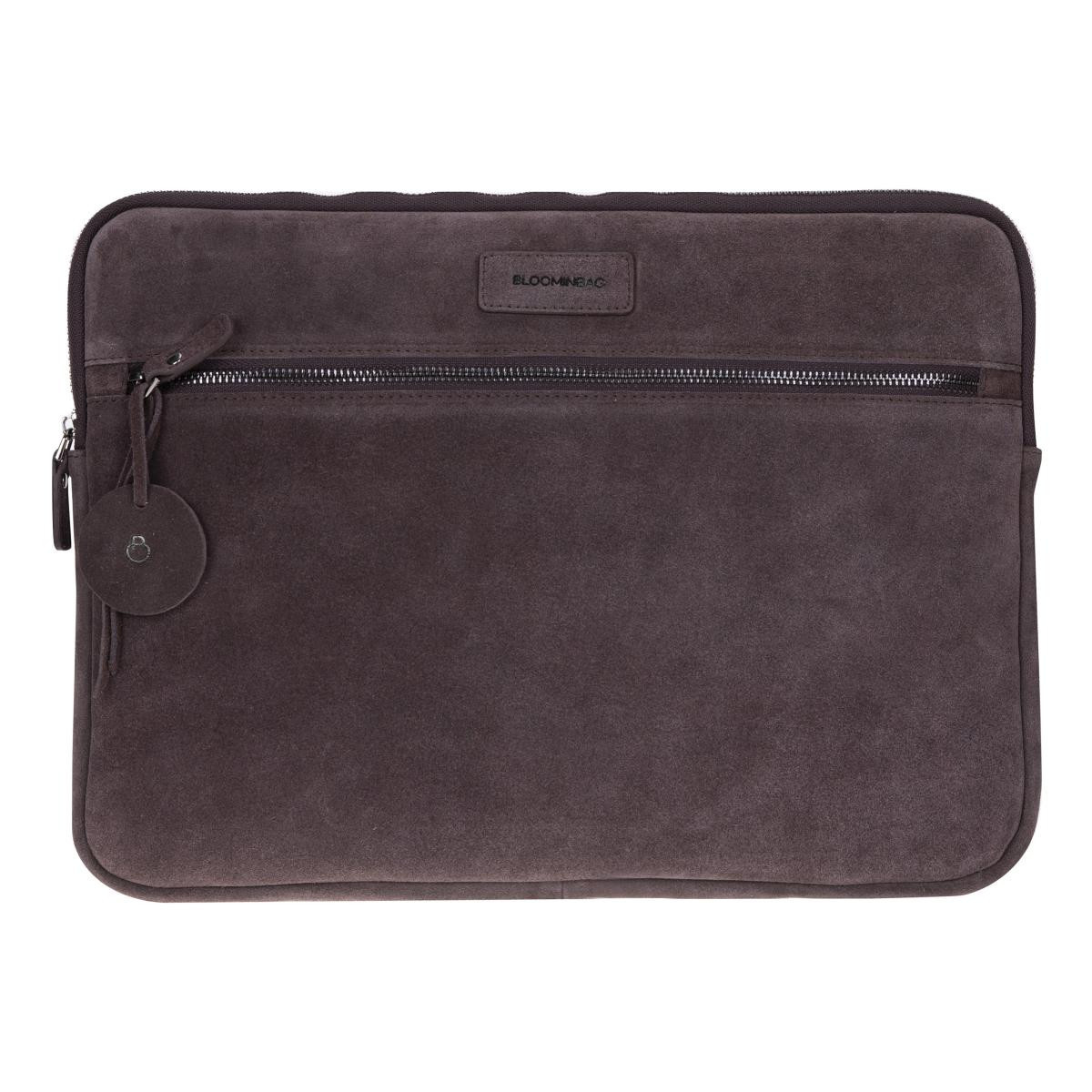 Bloominbag Mocha Still Hakiki Süet Deri 13-14 Inç Macbook/laptop Kılıfı