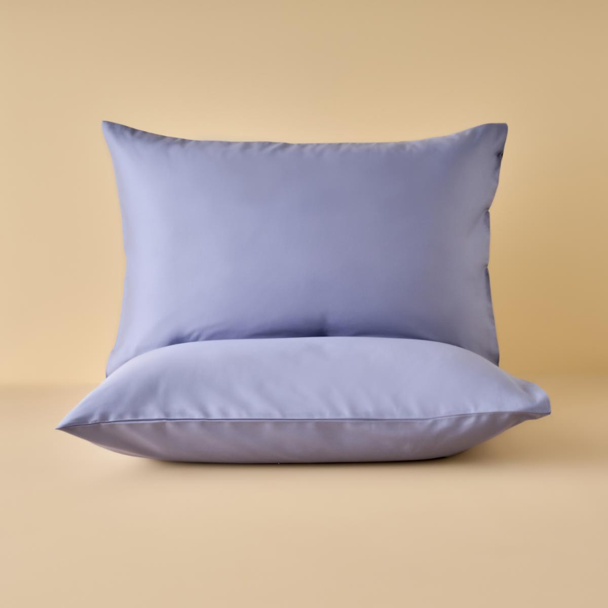 Bella Maison %100 Pamuk Saten Supreme 2'li Yastık Kılıfı Mavi (50x70 Cm) Mavi