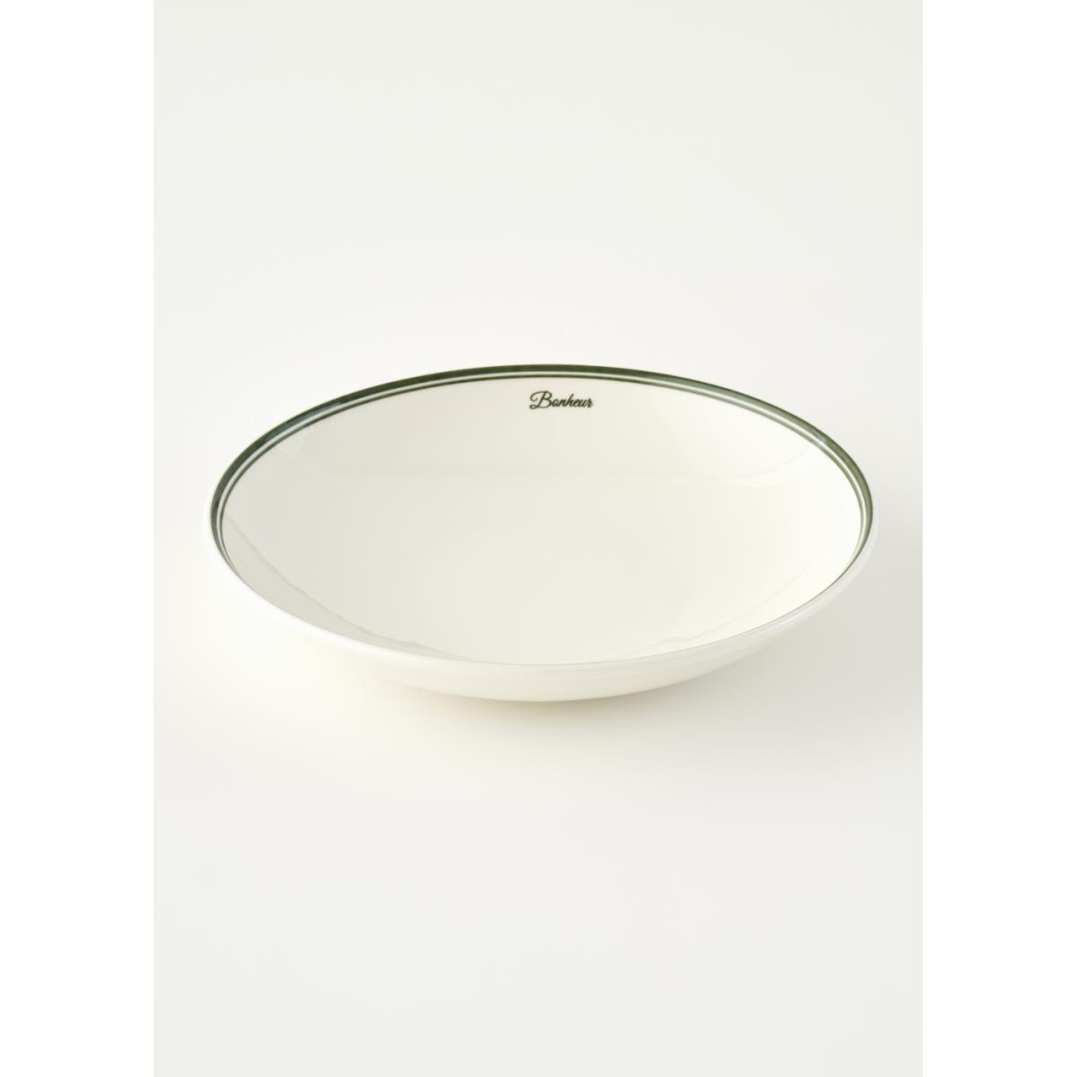 Bella Maison Bonheur Porselen Salata Kasesi Yeşil (30 Cm) Yeşil