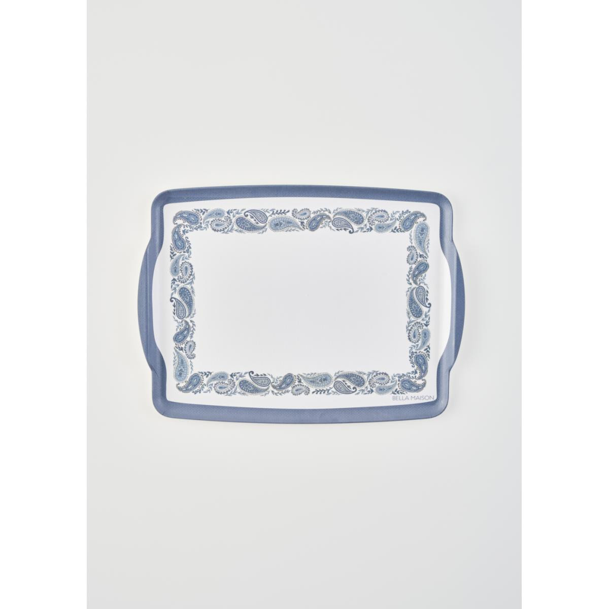Bella Maison Paisley Melamin Tepsi Mavi (42x31 Cm) Mavi