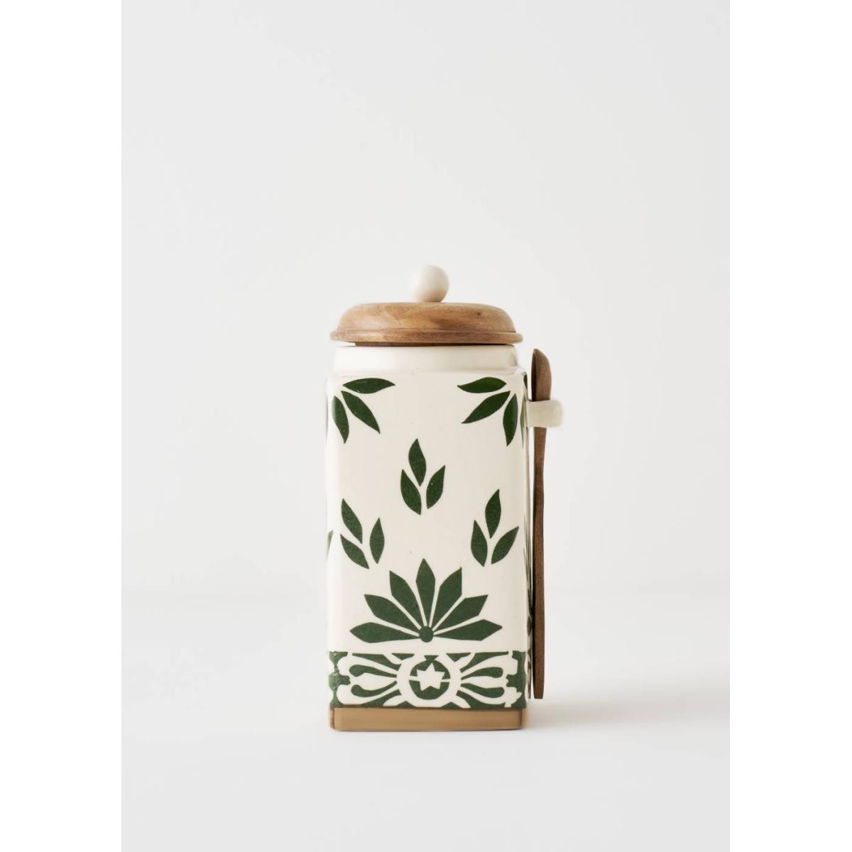 Bella Maison Molly Seramik Kavanoz Krem (1900 Ml) Krem