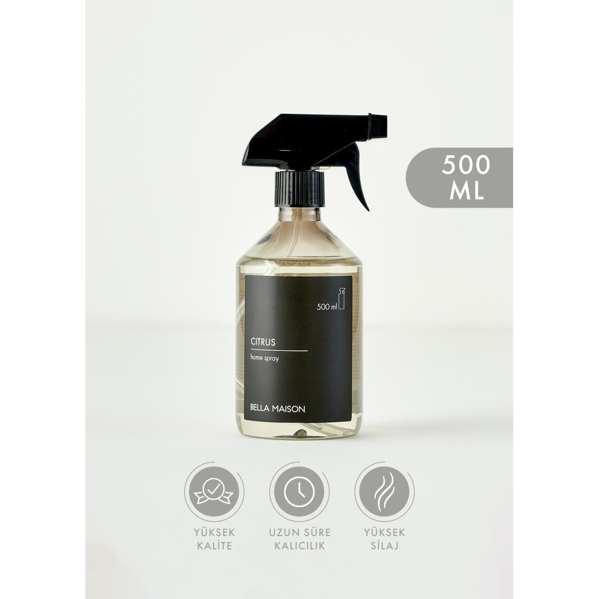 Bella Maison Citrus Oda Spreyi Siyah (500 Ml) Siyah