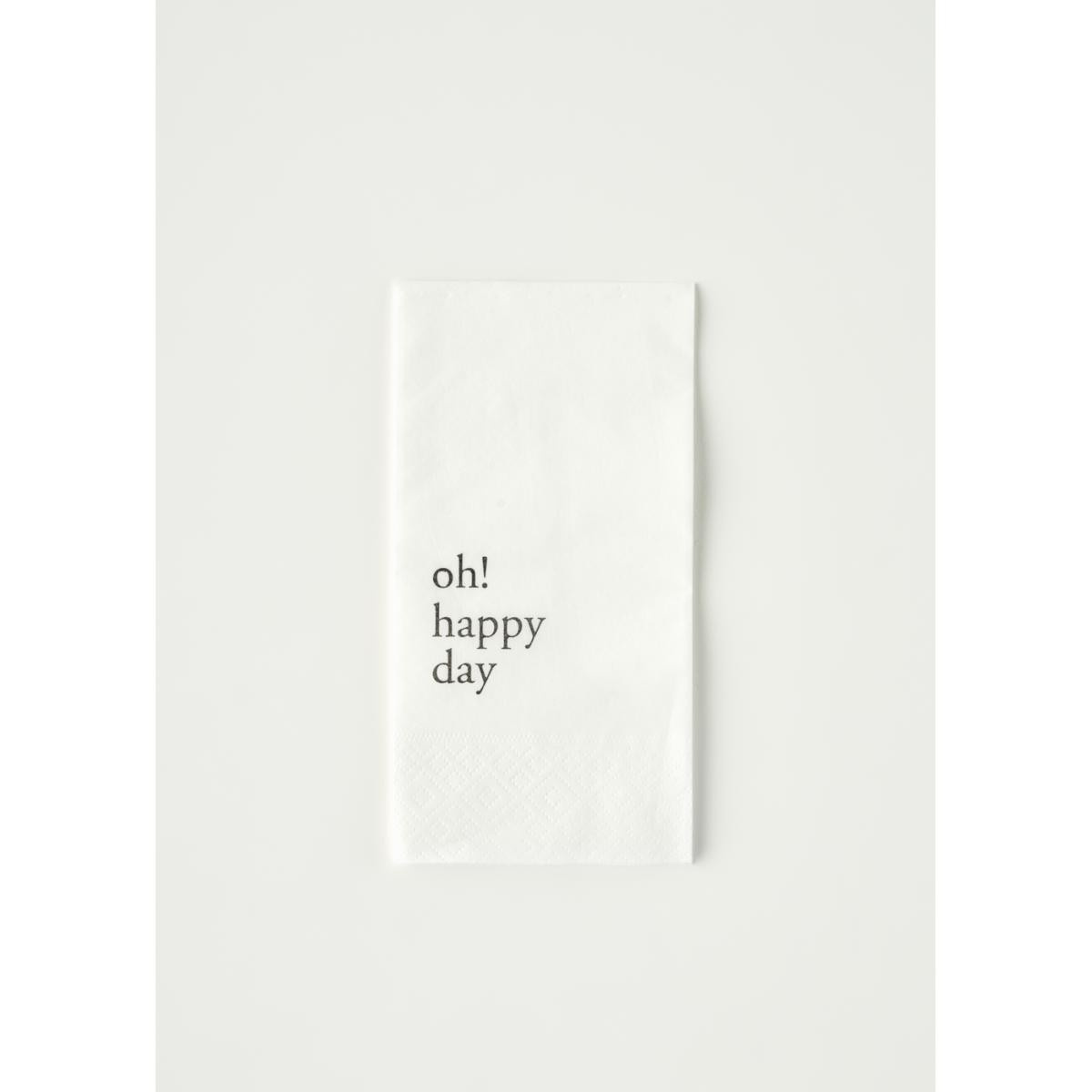 Bella Maison Oh Happy Day 100'lü Kağıt Peçete Beyaz (33x33 Cm)