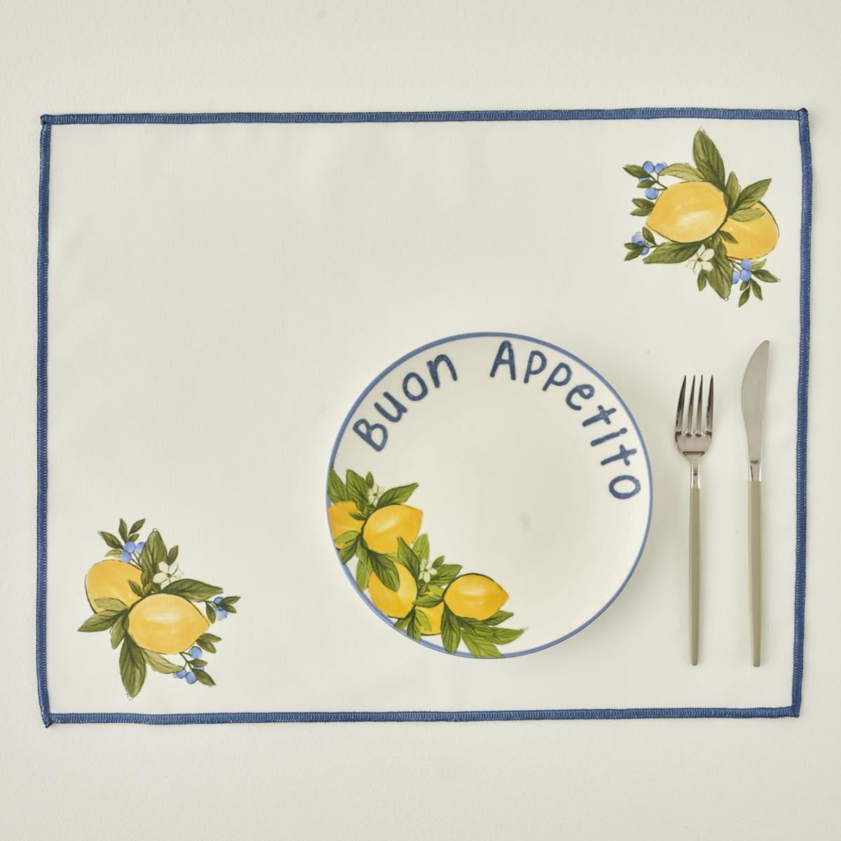 Bella Maison Lemoncello Pamuklu Amerikan Servis Sarı (35x45 Cm) Sarı