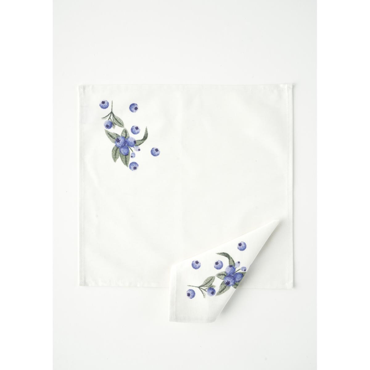 Bella Maison %100 Pamuk Blueberry Peçete (40x40 Cm) Çok Renkli
