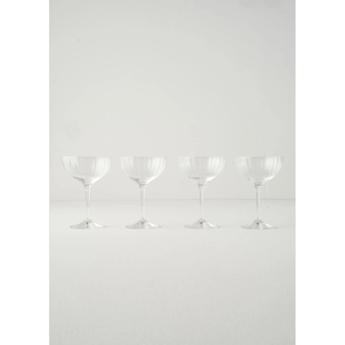 Bella Maison Columba Kristal 4'lü Cup Naturel (220 Cc)