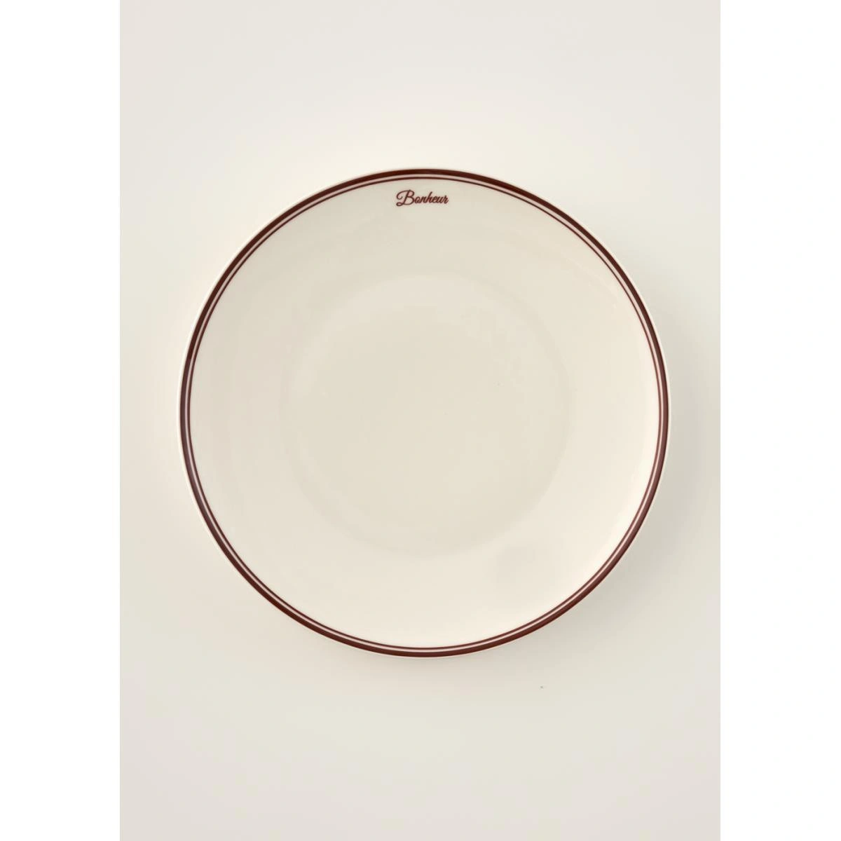 Bella Maison Bonheur Porselen Servis Tabağı Bordo (28 Cm) Bordo
