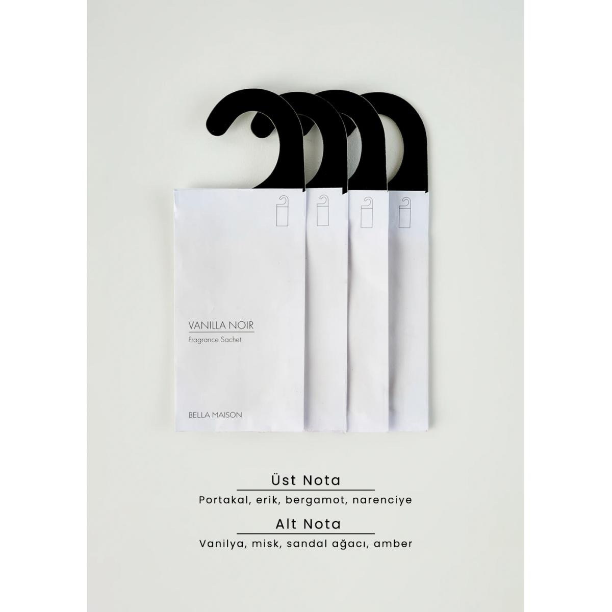 Bella Maison Vanilla Noir 4'lü Koku Kesesi Beyaz (25 Gr)