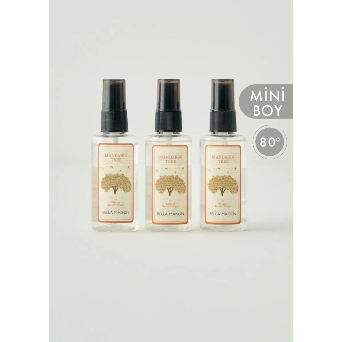 Bella Maison Mandarin Tree Kolonya 3'lü Turuncu (50 Ml)