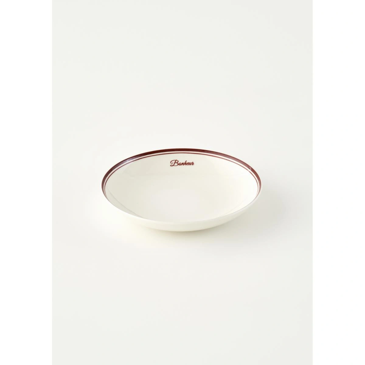 Bella Maison Bonheur Porselen Çukur Tabak Bordo (20 Cm) Bordo