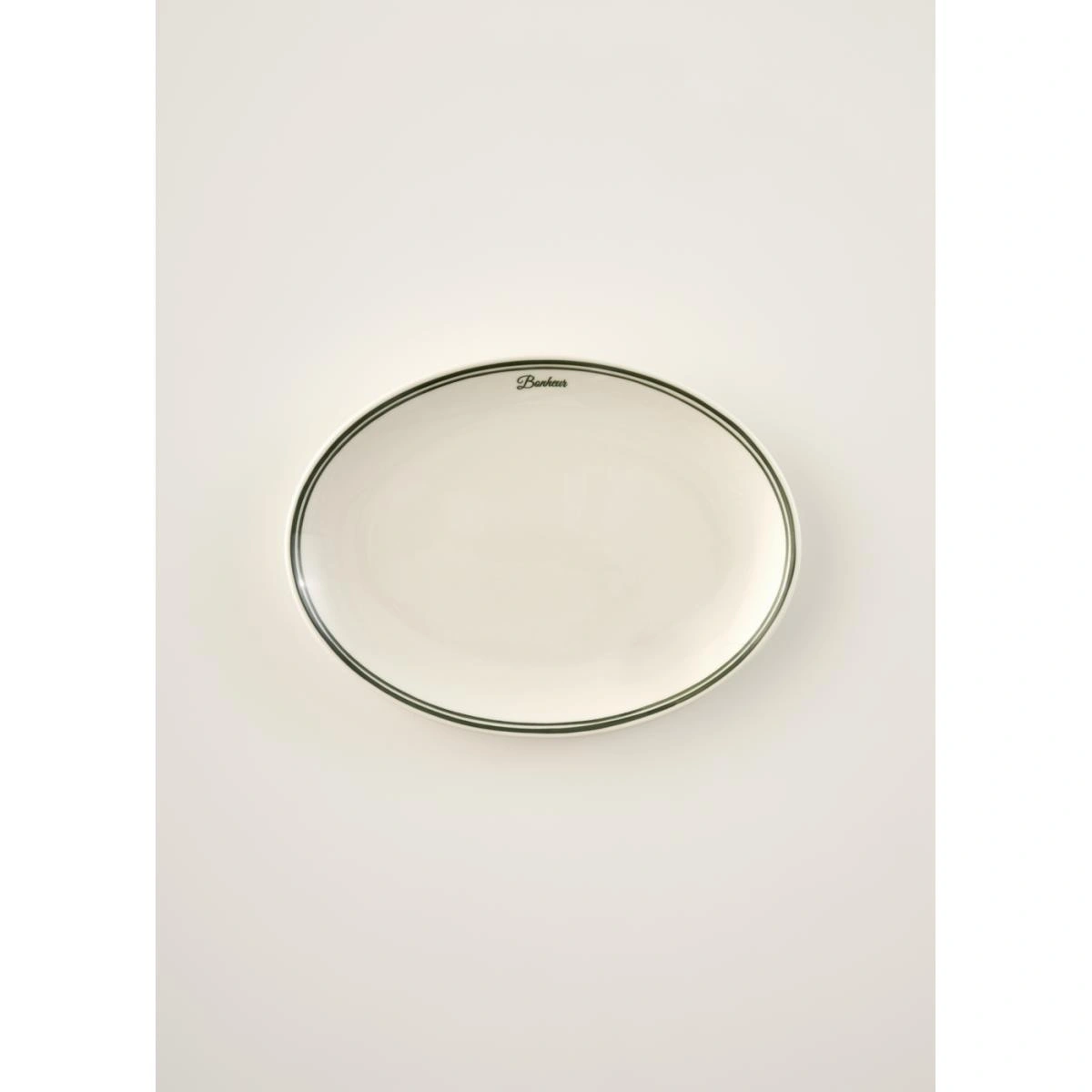 Bella Maison Bonheur Porselen Sunum Tabağı Yeşil (31 Cm) Yeşil