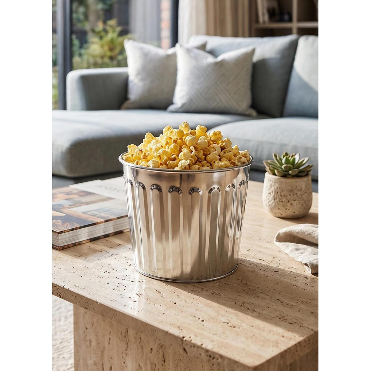 The Mia Popcorn Ve Cips Kasesi Krom