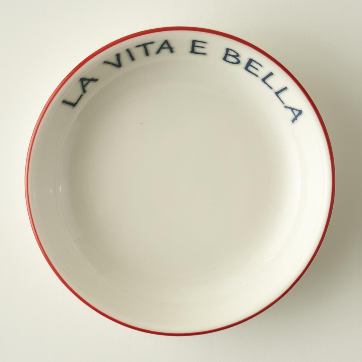 Bella Maison Line Porselen Büyük Sunum Kasesi Kırmızı (15 Cm)
