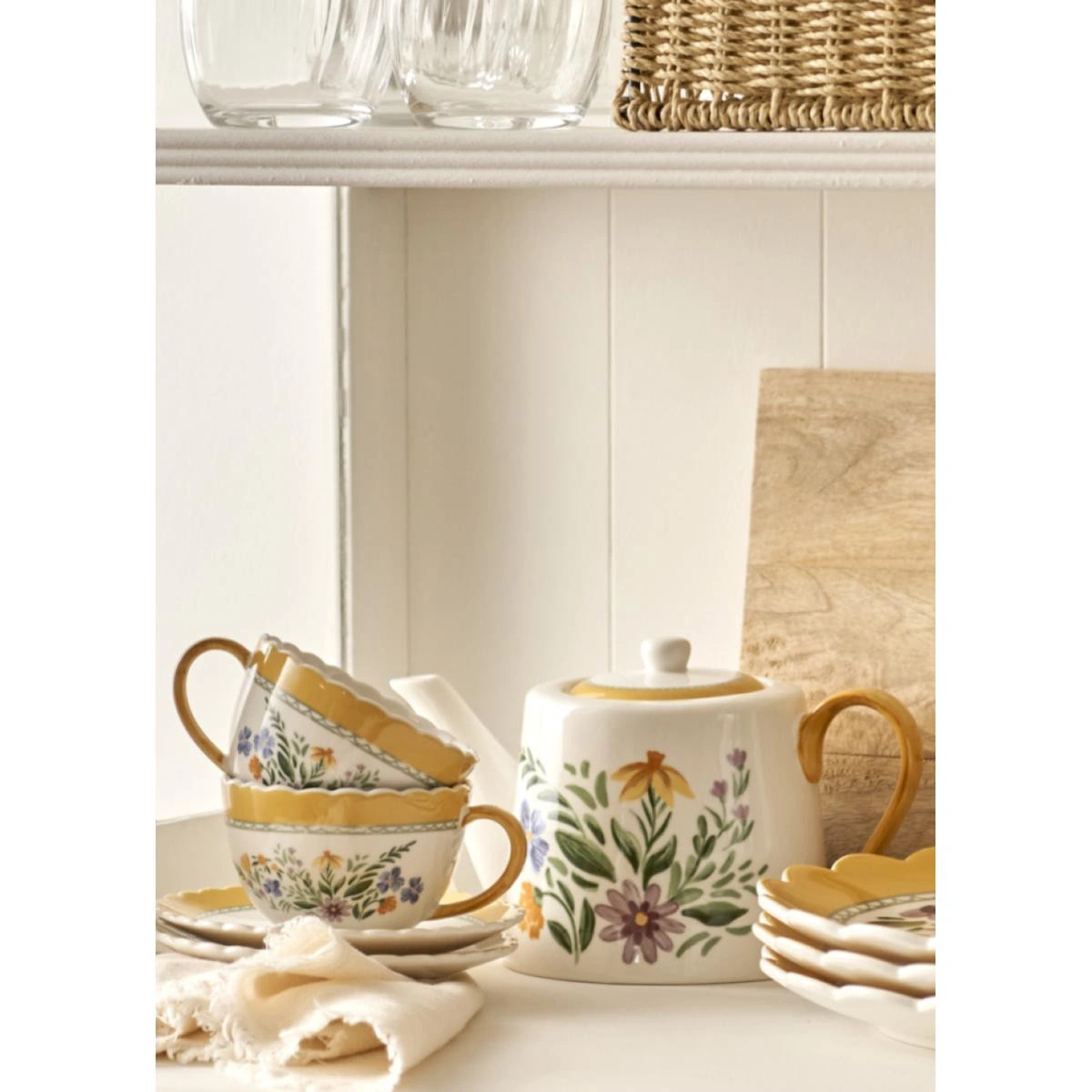 Bella Maison Bianca New Bone 3'lü Çay Seti