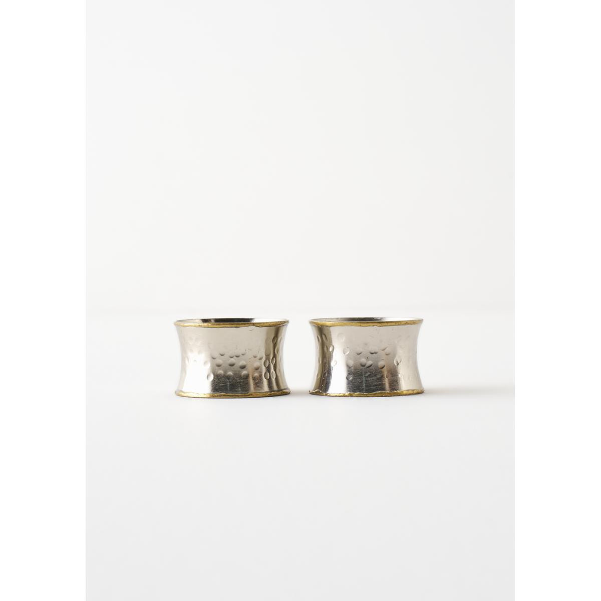 Bella Maison Lara 2'li Peçete Halkası Siver (4,5x3,5 Cm) Silver