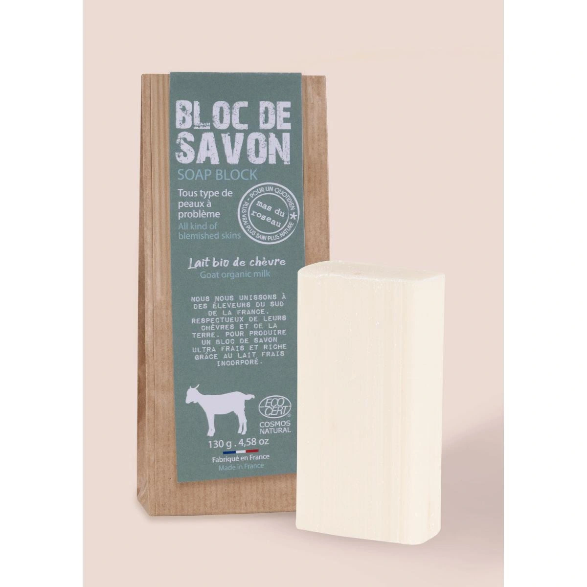 The Mia Mas Du Roseau Goat Milk Soap 130g Keçi Sütü Sabunu